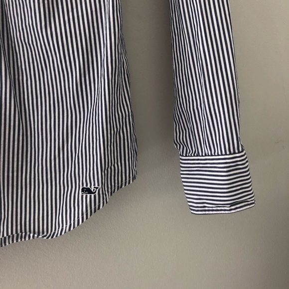 Vineyard Vines Blue & White Striped Button Up - Picture 4 of 7